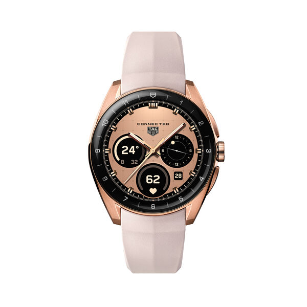 Connected Calibre E5 40 mm en acier inoxydable PVD rose